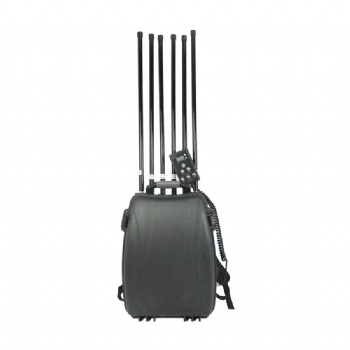 Anti-drone 6 Bands High Power Backpack Drone Signal Jamm Er 2.4g 5.8g 433 Gps Uav Signal JammIng Up to 1500m