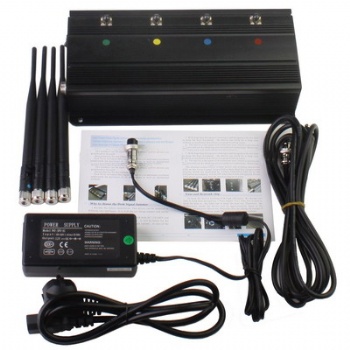  4 antenna high power cell phone jammer SPY-101A	